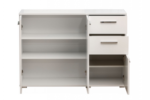 Комод Embawood 3д2ш Christian 1200x850x352 мм белый/белый 