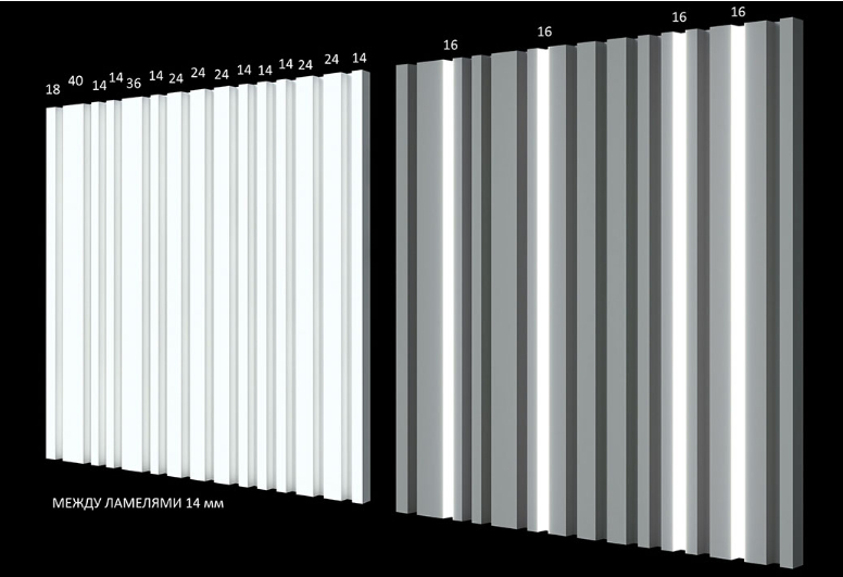 3D-панель гипсовая Gipster Barcode 0.25 кв.м