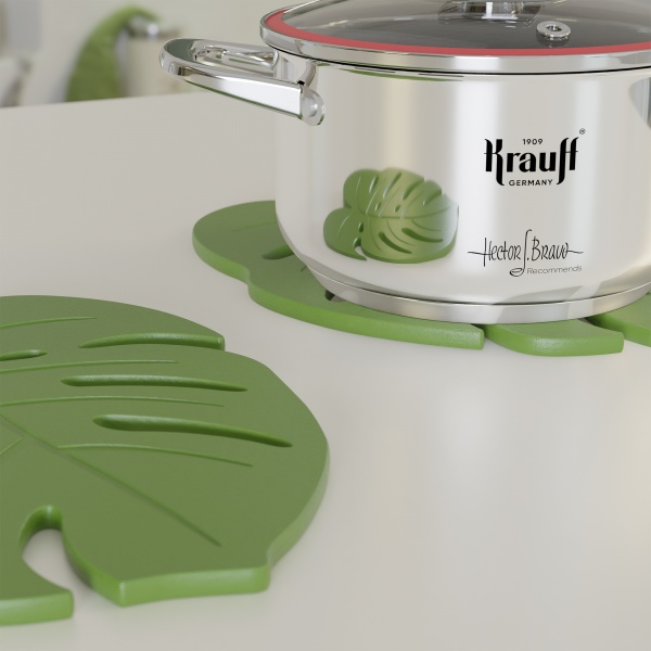 Подставка под горячее силиконовая Monstera 29-305-079 Krauff