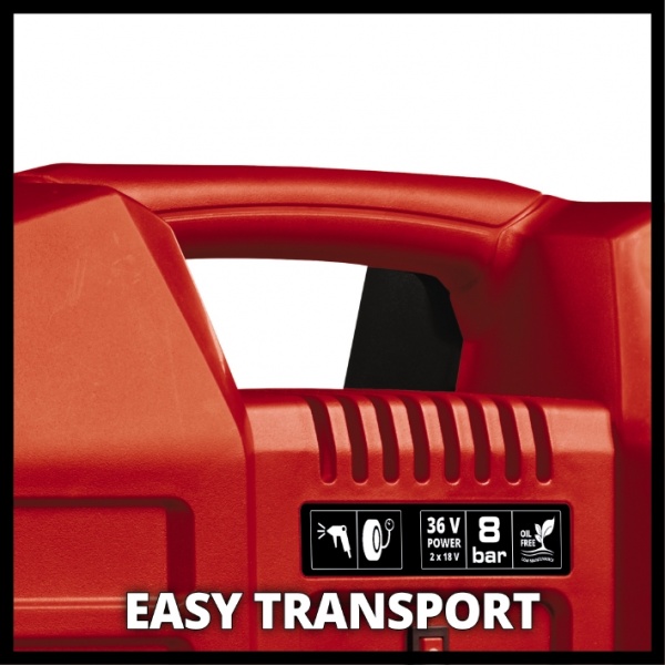 Компрессор Einhell TE-AC 36/8 Li OF Set - Solo 4020440 4020440