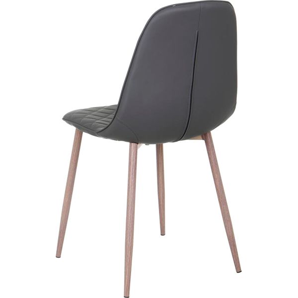 Стул обеденный Merlin черный/серый