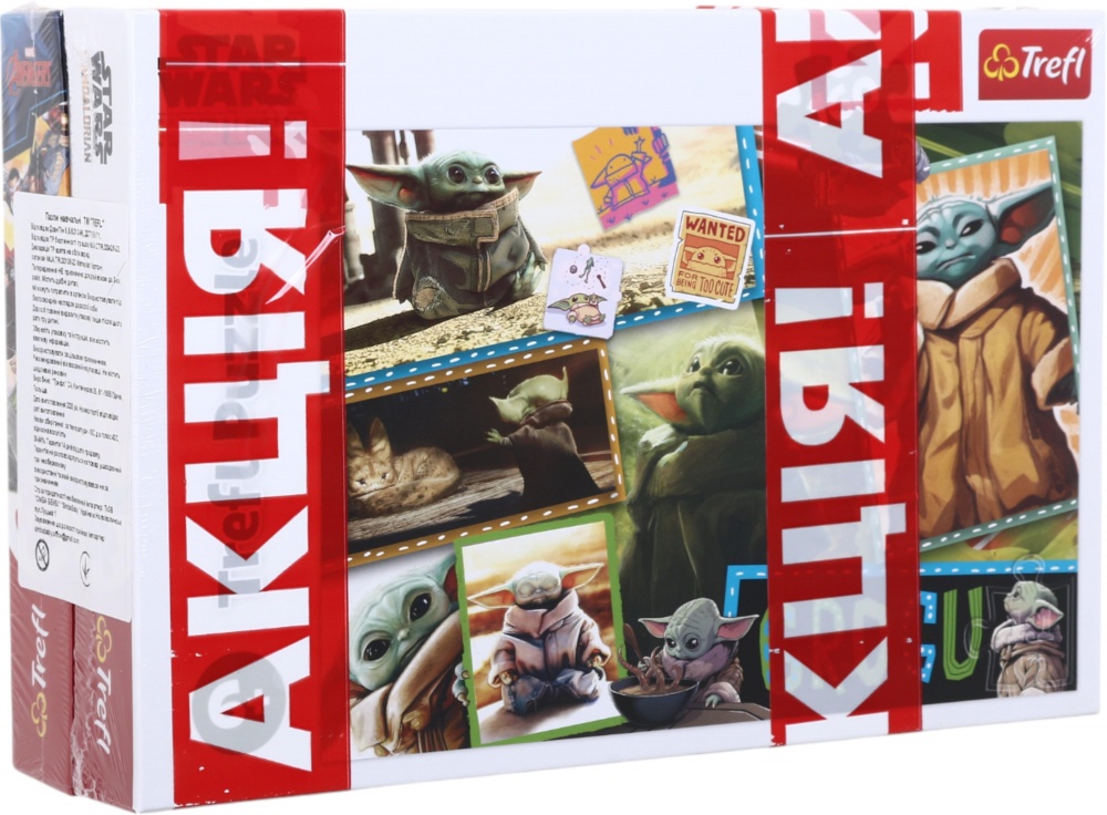 Набор пазлов Trefl (100 + 160 элементов) Мстители и Грогу/Звездные Войны 16431/15411