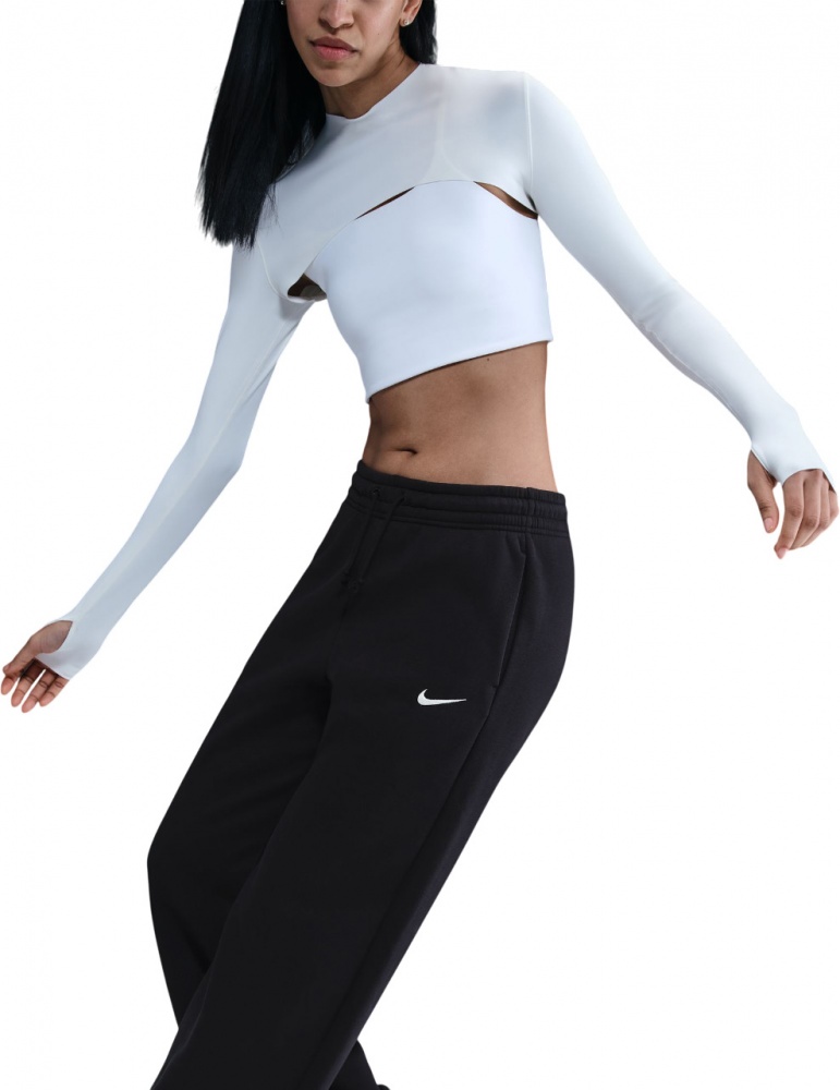Брюки Nike W NSW PHNX FLC HR Pant Wide 2 IH1011-010 р. XS черный