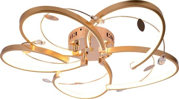 Люстра світлодіодна WunderLicht MF7259-45 65 Вт золото 