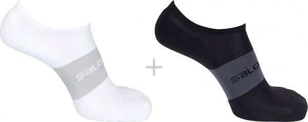Носки Salomon SONIC 2-PACK 398287 черный белый р.S