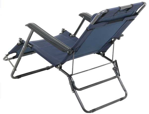 Крісло-шезлонг X-TREAM 153x60x79 см ПВХ до 90 кг CLC-79 60x153 см синій 140913