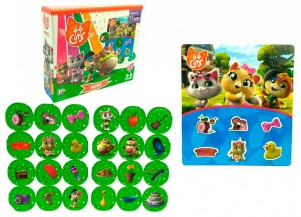 Гра настільна Vladi Toys Лото. 44 Коти VT8055-13