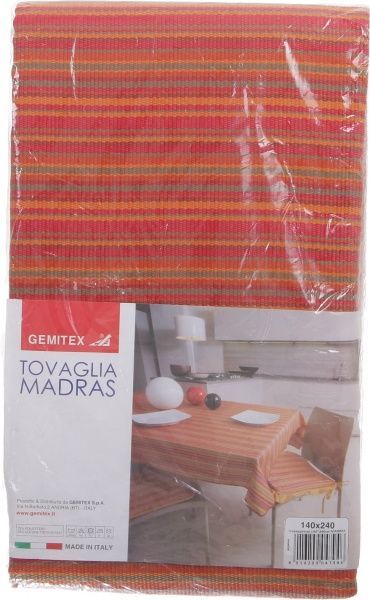 Скатерть 1-11-140-240-001 140x240 см красный Gemitex 