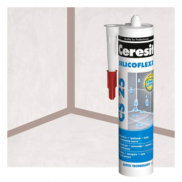 Герметик силіконовий Ceresit CS 25 SILICOFLEXX багама 280 мл