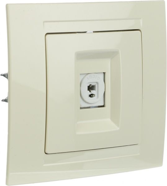 Розетка акустична Gunsan Moderna кремовий MD 29 12 133