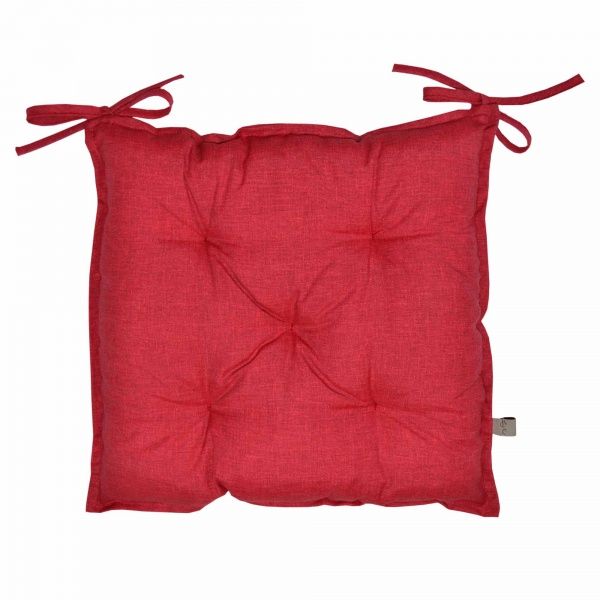 Подушка на стілець РОУЗ червона 40х40 см La Nuit