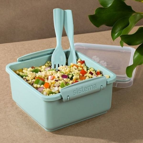 Контейнер для хранения RENEW 1,2 л пластик серый 02500203 Sistema