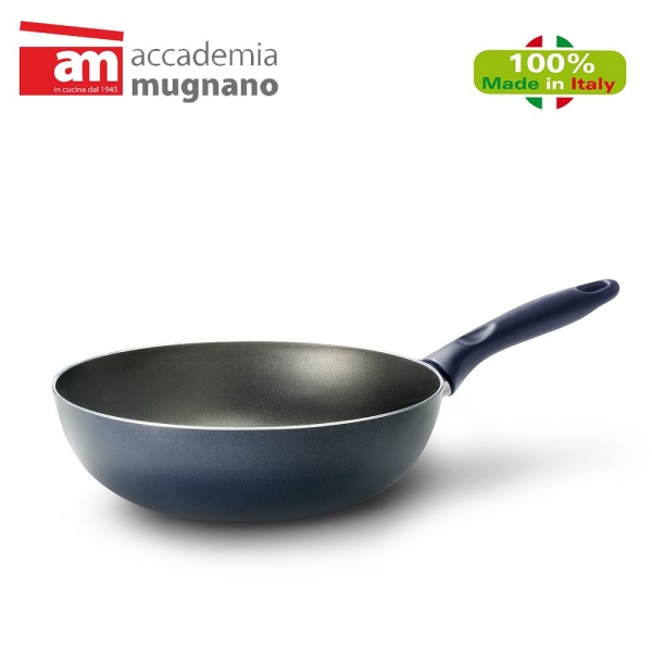 Сковорода з кришкою Шеф Bella Blu 30 см H-BBSLT30 Accademia Mugnano