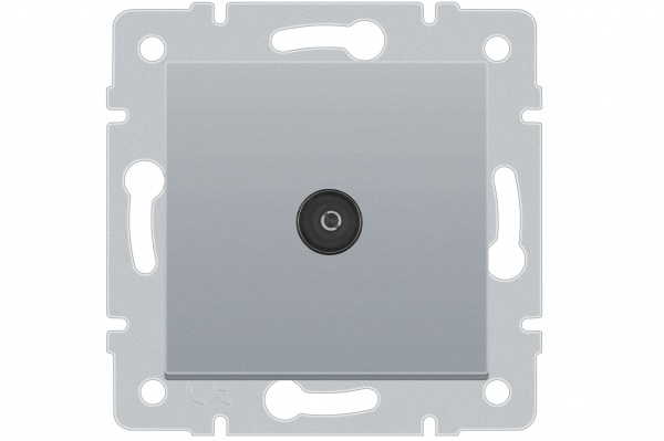 Розетка TV TV прохідна HausMark Stelo IP20 срібло 501-4388-129