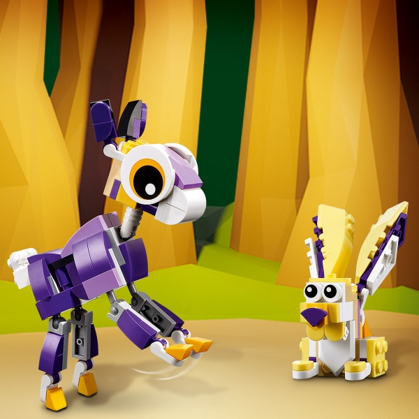 Конструктор LEGO Creator Фантастичні лісові істоти 31125