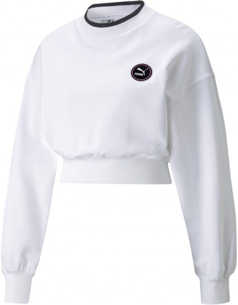 Свитшот Puma SWxP Crew TR 53356202 р. L белый