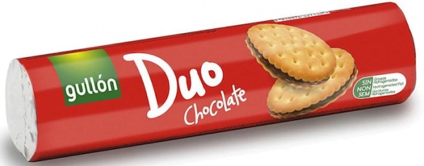 Печиво Gullon Duo сендвіч світле з шоколадним кремом 250 г 