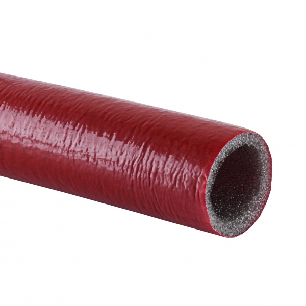 Изоляция для труб Теплоізол EXTRA красный для труб (6мм), ф35 ламинирований