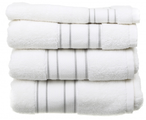 Полотенце Villa 70x140 см белый с серым Sous Dias 