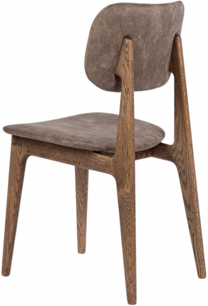 Стул обеденный LORI Отис Н Dekora Group Palladium 05 Brown коричневый / дуб коричневый