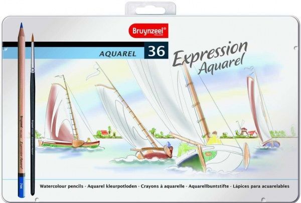Олівці акварельні EXPRESSION 36 шт. Bruynzeel