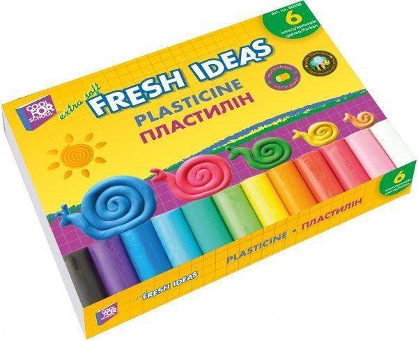 Пластилин Fresh Ideas CF60208 6 цветов 135 г Cool For School