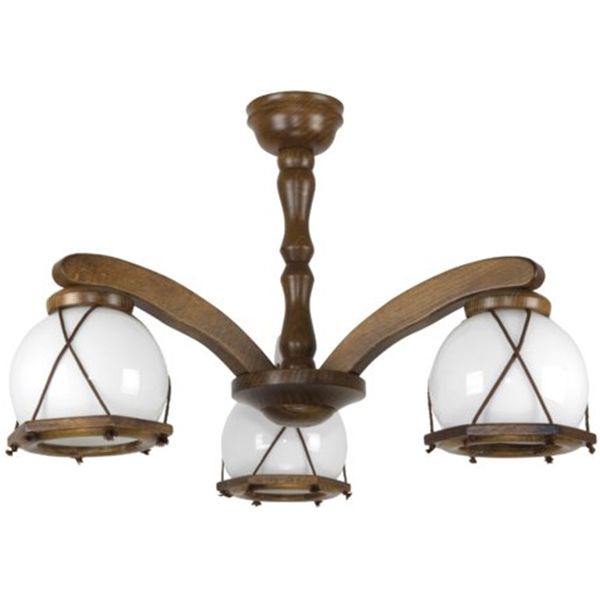 Люстра Edylit Rzemyk 152/9 дуб