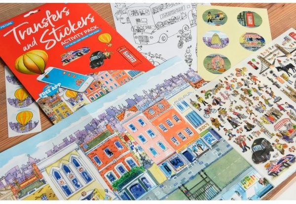 Набір наліпок Scribble Down Лондон, з онлайн-додатком (SD/19)