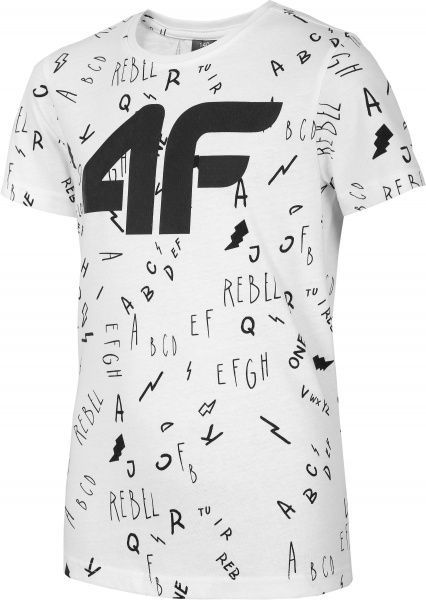 Футболка 4F HJL20-JTSM002-10S 128 белый