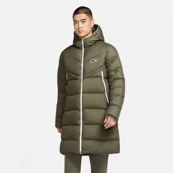 Куртка Nike M NSW DWN FIL WR PARKA SHLD R CU4412-380 L оливковый