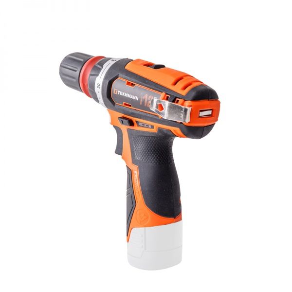 Шуруповерт акумуляторний Tekhmann TCD-35/I12 KIT 850185