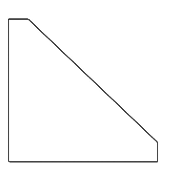 Кронштейн для полиць Valore Трикутник Loft SB-T-21