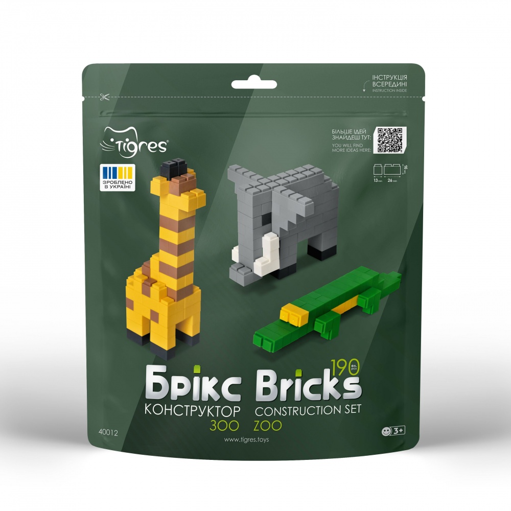 Конструктор из мини-кирпичиков Tigres Брикс крепость