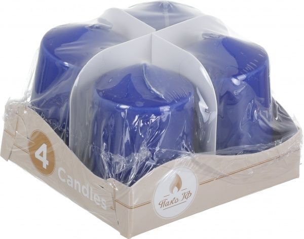 Набір свічок Адвента 40/60 блакитних 4 шт. Pako-If