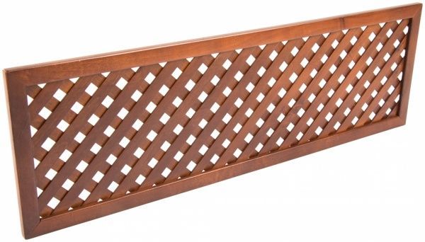 Решітка №9 горіх 613x196 під фасад 713x296