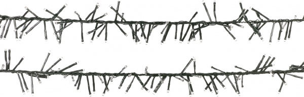 Электрогирлянда линейная Девилон белая встроенный светодиод (LED) 384 ламп 2,7 м 