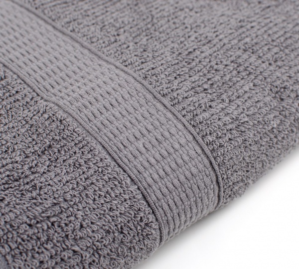 Полотенце махровое ОЕ New 140x70 см темно-серый UP! (Underprice) 