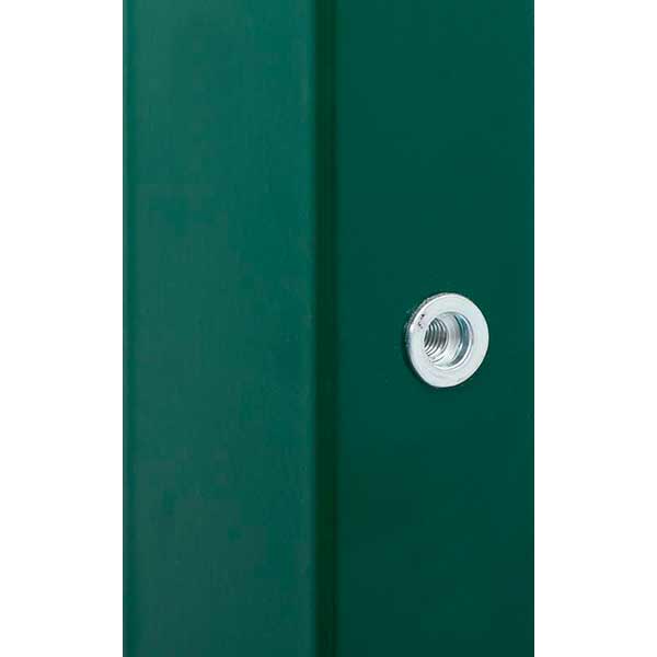 Столб для ограждения Завод Сітка Захід Стандарт колор 2,5 м зеленый