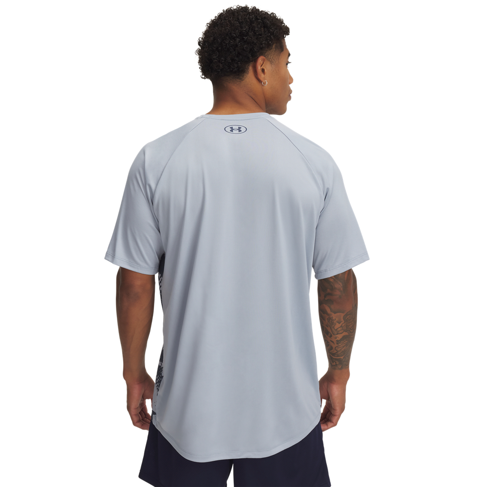 Футболка Under Armour M TECH FADE SS 1390209-465 р.SM сірий