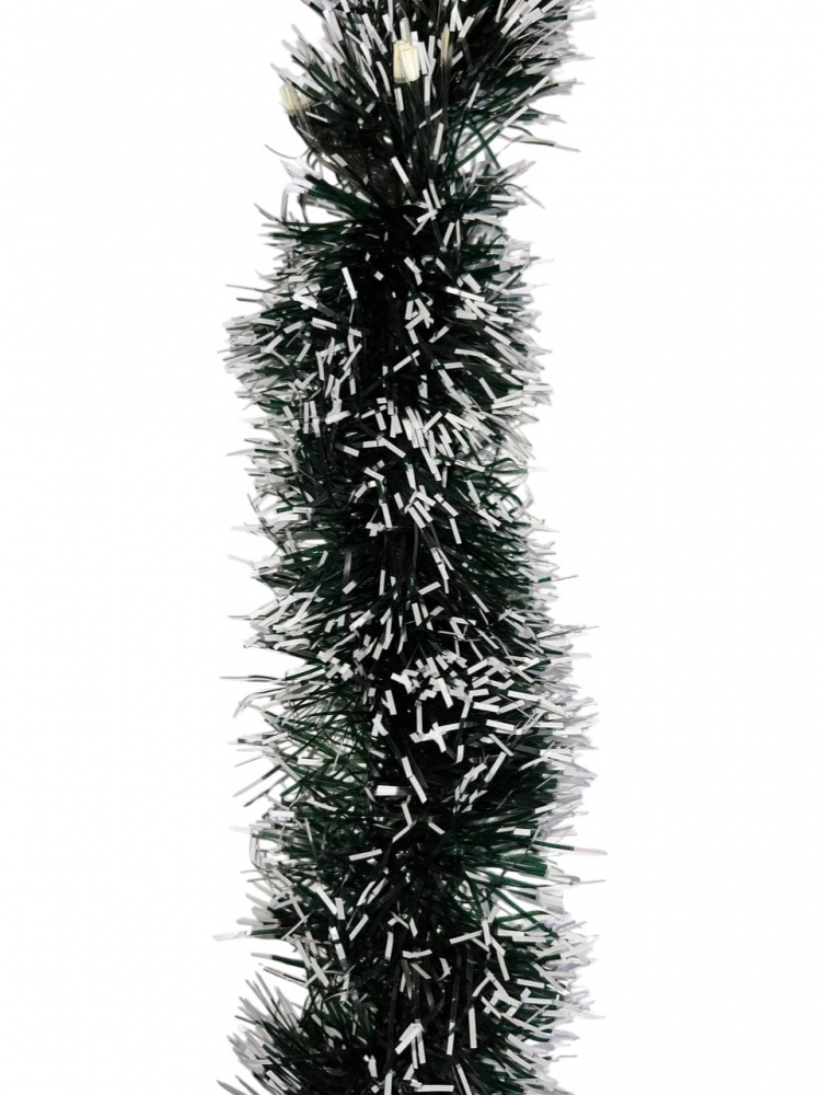 Дождик новогодний Long Dragon LD25-002 13 см 2 м зеленый/белый