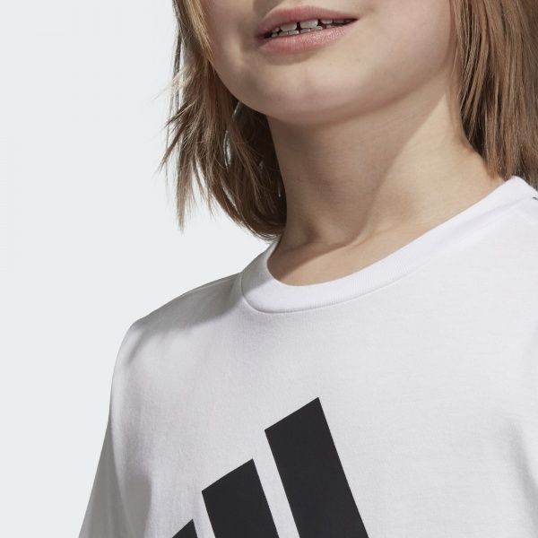 Футболка Adidas YB MH BOS T DV0815 134 білий