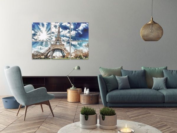 Картина модульная 6 частей Эйфелева башня МК103 90x60 см МК103 