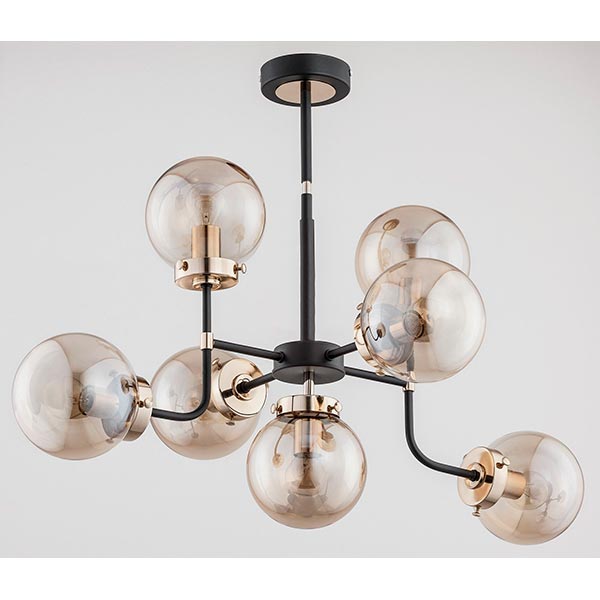 Люстра ALFA Transformers 7x40 Вт E14 золотой 24857