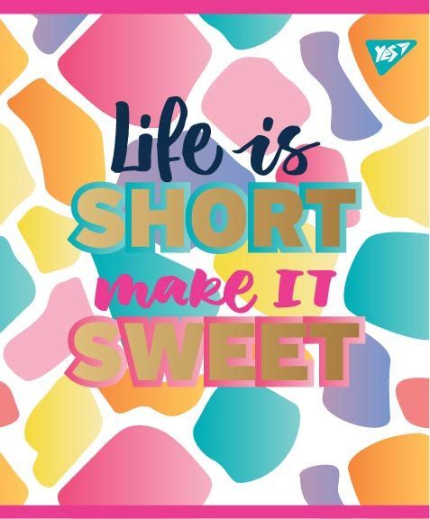 Зошит шкільний А5/12 в клітинку Rainbow 764215 YES