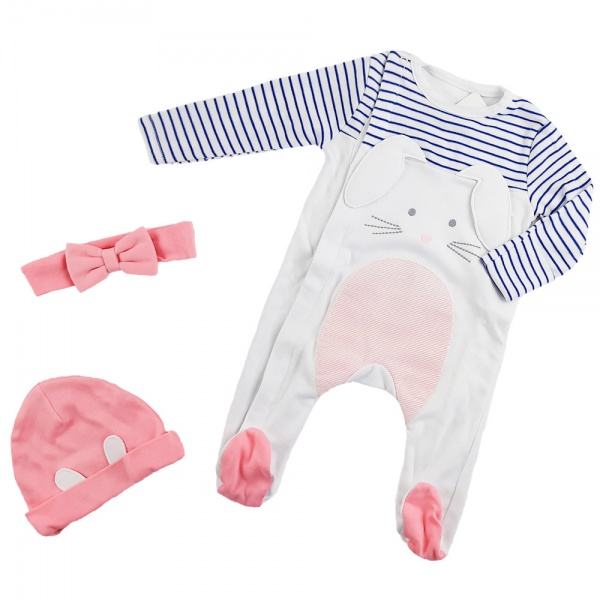 Комплект IDIL BABY 8858 3 в 1 білий р.56-62 