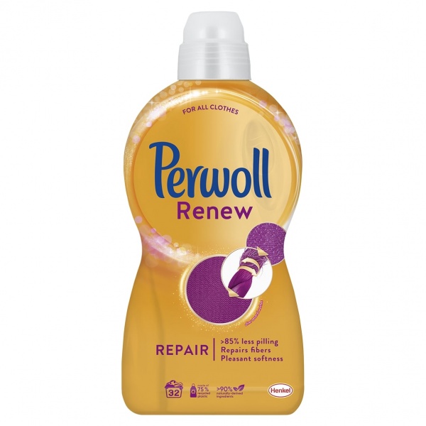 Гель для машинной и ручной стирки Perwoll Renew для ежедневной стирки 1,92 л 