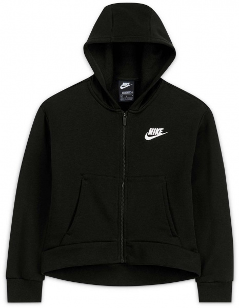 Джемпер Nike CLUB FLC FZ HOODIE LBR DC7118-010 р. S чорний