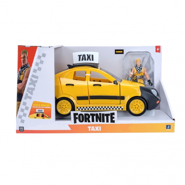 Ігровий набір Fortnite Joy Ride Vehicle Taxi Cab автомобіль і фігурка FNT0817 