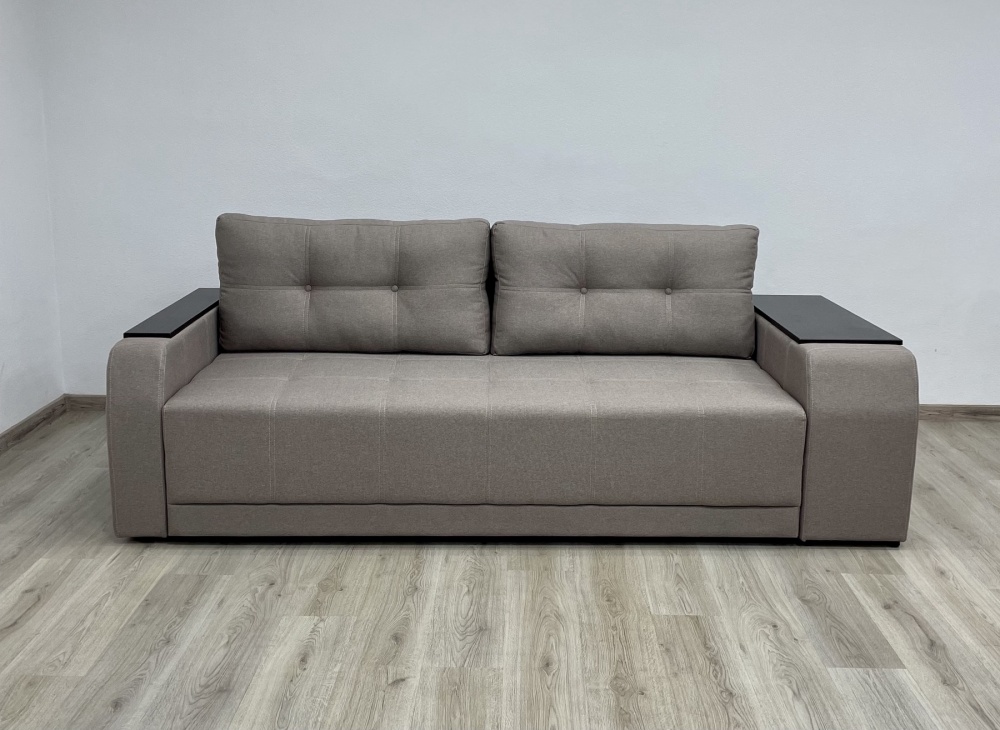 Диван прямий Елегант Епісофт Діжон ліва ніша капучино 2400x1060x890 мм