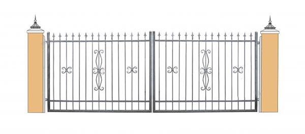 Ворота Укрітарм Стандарт 4000x1500 мм